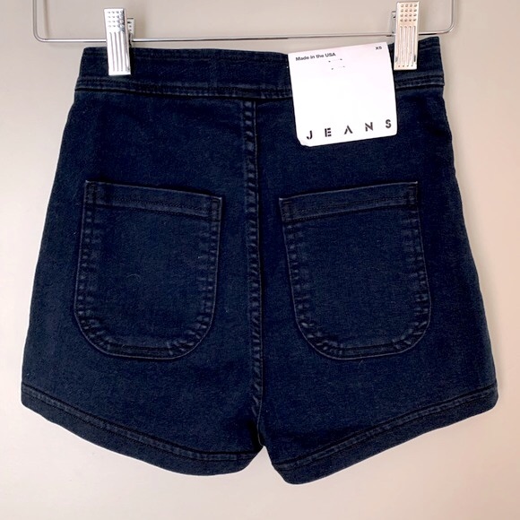 American Apparel size XS dark wash Easy Jean short - Picture 6 of 9